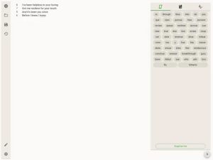 دانلود Lyricistant 3.4.7 - محیط مناسب برای سرودن و تایپ شعر Lyricistant2 300x225 - دانلود Lyricistant 3.4.7 - محیط مناسب برای سرودن و تایپ شعر