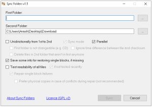 دانلود Sync Folders 1.5.2 - نرم افزار سینک و همگامسازی پوشهها در ویندوز Sync Folders1 300x211 - دانلود Sync Folders 1.5.2 - نرم افزار سینک و همگامسازی پوشهها در ویندوز