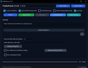 FolderFresh1 300x234 - دانلود FolderFresh 1.3.0 - نرم افزار سازماندهی و مرتب‌سازی پوشه‌ها در ویندوز