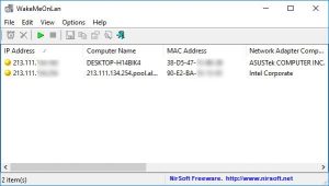 دانلود NirSoft WakeMeOnLan 1.95 x86/x64 - نرم افزار روشن کردن کامپیوترهای شبکه به صورت از راه دور NirSoft WakeMeOnLan2 300x170 - دانلود NirSoft WakeMeOnLan 1.95 x86/x64 - نرم افزار روشن کردن کامپیوترهای شبکه به صورت از راه دور