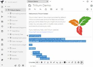 دانلود Trilium Notes 0.100.0 - نرم افزار رایگان یادداشتبرداری و ایجاد پایگاه دانش در ویندوز Trilium Notes1 300x216 - دانلود Trilium Notes 0.100.0 - نرم افزار رایگان یادداشتبرداری و ایجاد پایگاه دانش در ویندوز