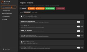 TweakHub1 300x180 - دانلود TweakHub 1.0.0 Public Beta - نرم افزار بهینه ساز ویندوز 11