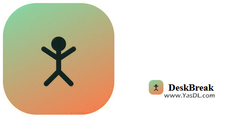دانلود DeskBreak 2.0.0 - نرم افزار مدیریت زمان کار و استراحت در ویندوز