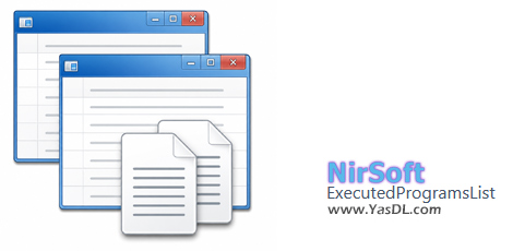 دانلود NirSoft ExecutedProgramsList 1.15 - ذخیره و نمایش لیست برنامه های اجرا شده در ویندوز