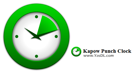 دانلود Kapow Punch Clock 1.7.1 - نرم افزار مدیریت زمان برای کار و استراحت در ویندوز